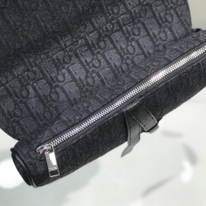Dior Unisex Saddle size 20 black Bag 13
