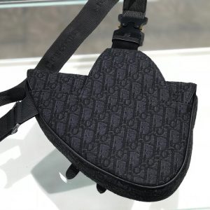 Dior Unisex Saddle size 20 black Bag 15