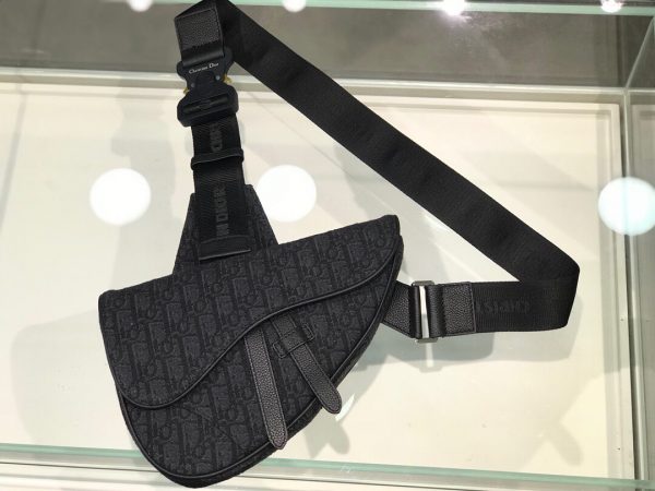 Dior Unisex Saddle size 20 black Bag 1