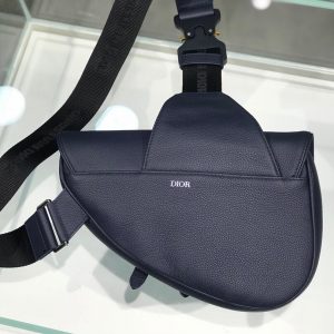 Dior Unisex Saddle size 20 black x flower Bag 15
