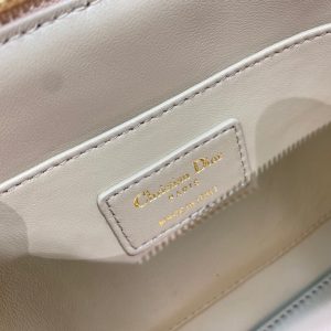 Dior beige sheepskin size 23 Cosmetic Bag 12