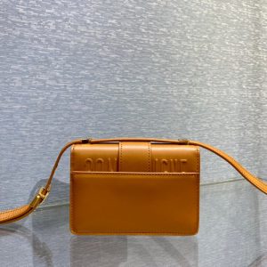 Dior mini 30 Montaigne size 15 orange brown Bag 16
