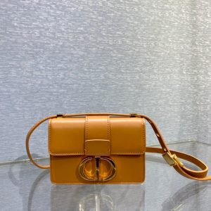 Dior mini 30 Montaigne size 15 orange brown Bag 18