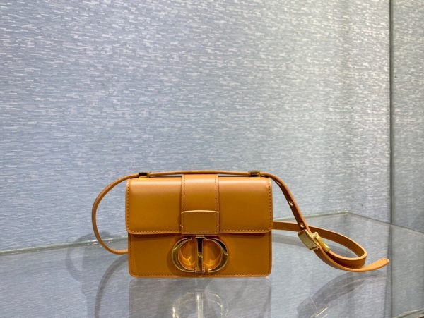 Dior mini 30 Montaigne size 15 orange brown Bag 9