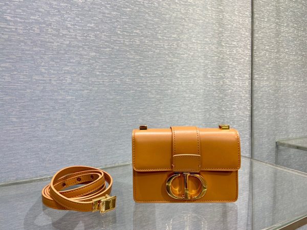 Dior mini 30 Montaigne size 15 orange brown Bag 1