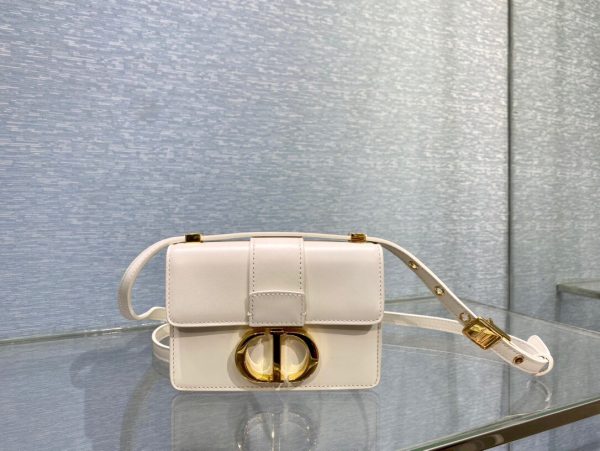 Dior mini 30 Montaigne size 15 white Bag 1