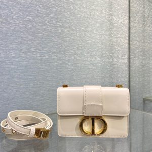 Dior mini 30 Montaigne size 15 white Bag 19