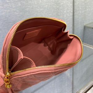 Dior pink sheepskin size 23 Cosmetic Bag 2 11