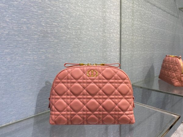 Dior pink sheepskin size 23 Cosmetic Bag 2 1