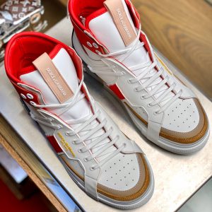 Dolce & Gabbana Calfskin Custom 2.Zero high-top sneakers with contrasting details 13