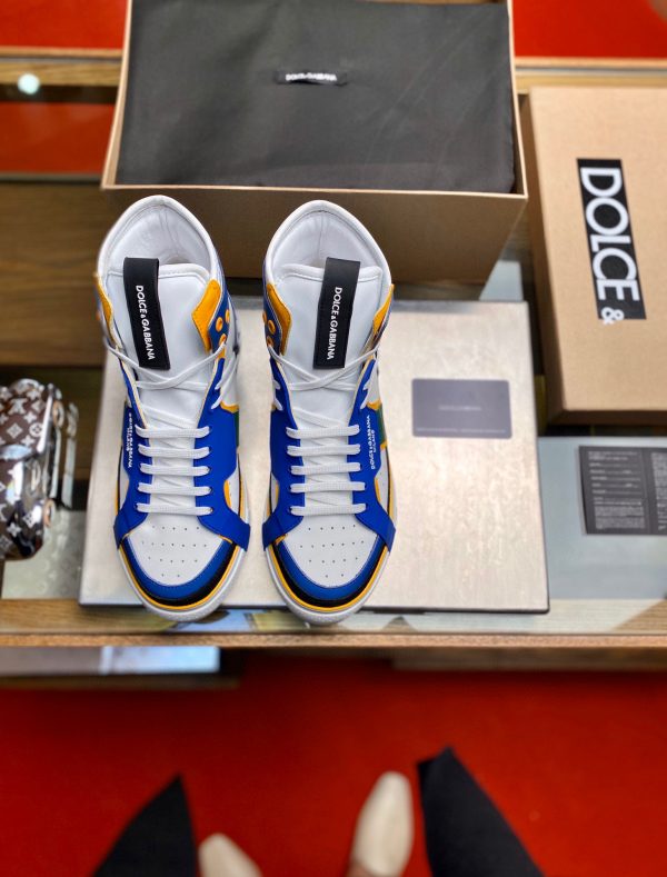 Dolce & GabbanaCustom 2.Zero high-top panelled sneakers 2