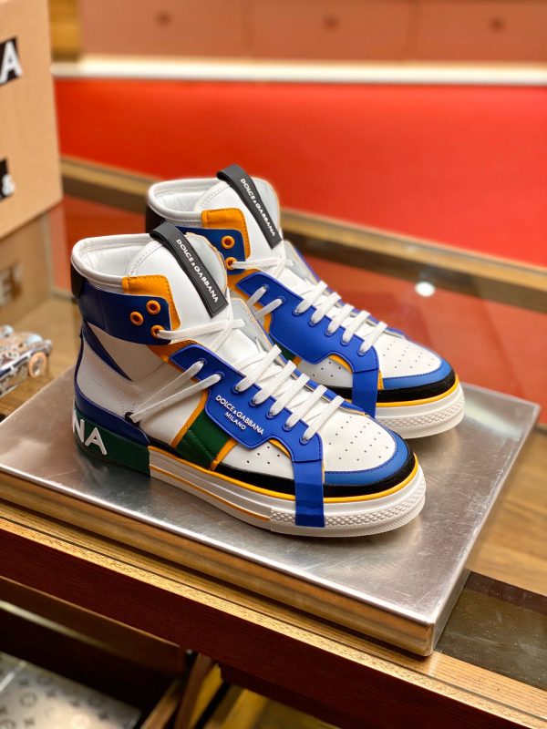 Dolce & GabbanaCustom 2.Zero high-top panelled sneakers 4