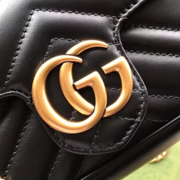 Gucci bag black mini 476433 4