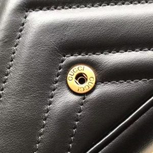 Gucci bag black mini 476433 11