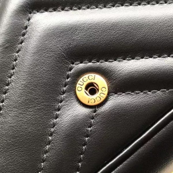 Gucci bag black mini 476433 6