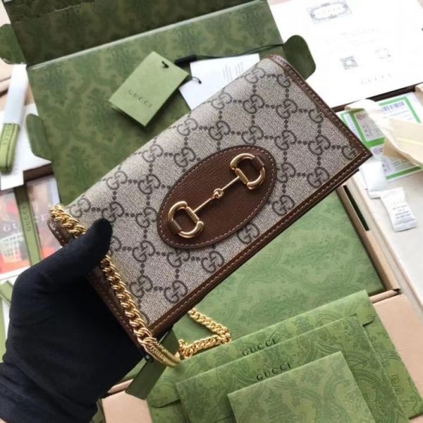 Gucci horsebit wallet brown 621892 5