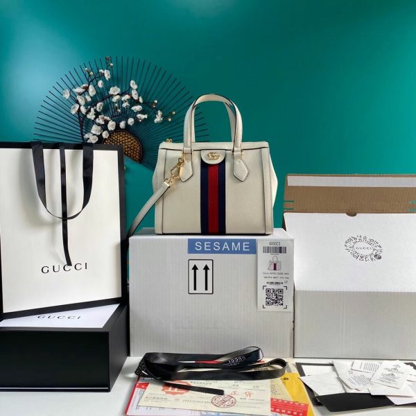 Gucci ophidia small leather white 547551 1