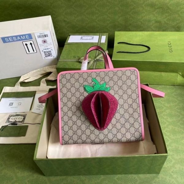 Gucci pvc bag strawberry 612992 1