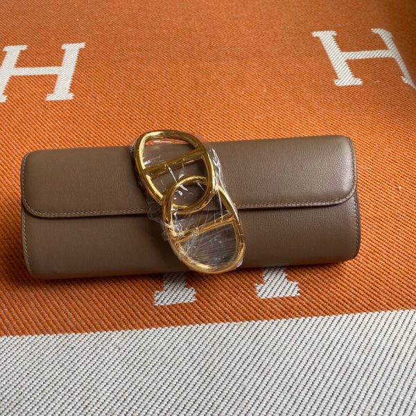 Hermes Egee Swift brown Handbag 1
