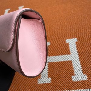 Hermes Egee Swift light pink Handbag 14