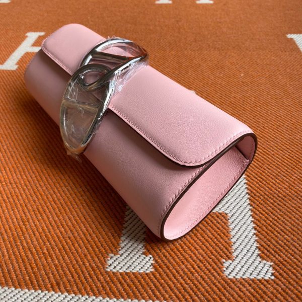 Hermes Egee Swift light pink Handbag 7
