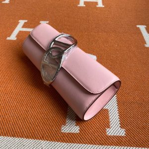 Hermes Egee Swift light pink Handbag 17