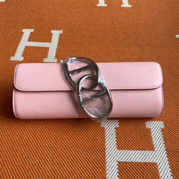 Hermes Egee Swift light pink Handbag 1