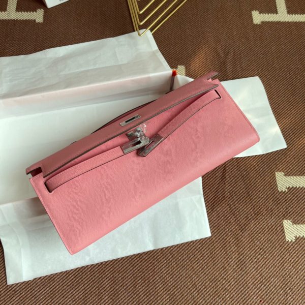 Hermes Kelly Cut size 31 pink Handbag 2
