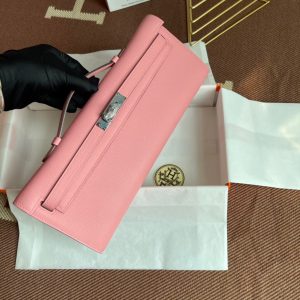 Hermes Kelly Cut size 31 pink Handbag 17