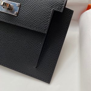 Hermes Kelly Pocket Epsom black Bag 13