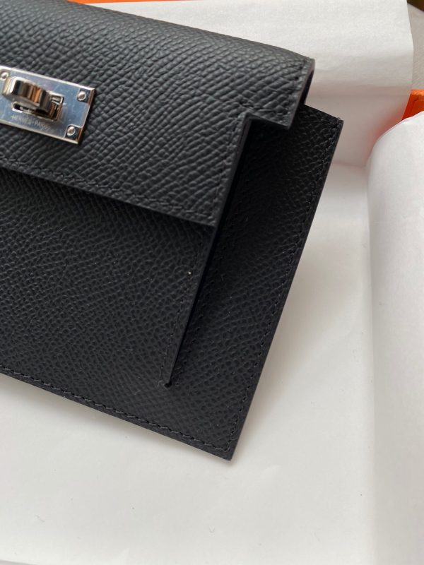 Hermes Kelly Pocket Epsom black Bag 5