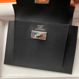 Hermes Kelly Pocket Epsom black Bag 14