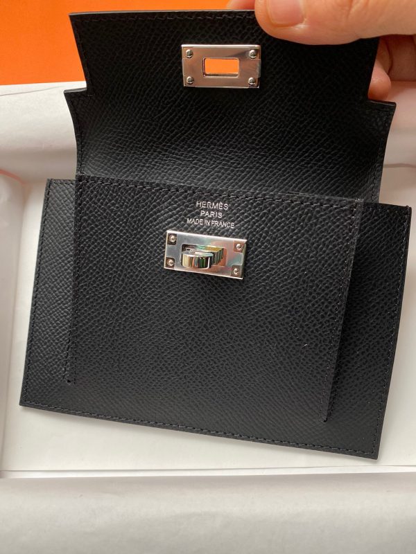 Hermes Kelly Pocket Epsom black Bag 6