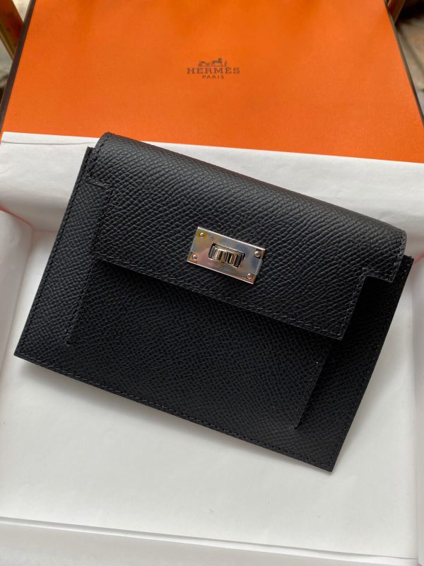 Hermes Kelly Pocket Epsom black Bag 1
