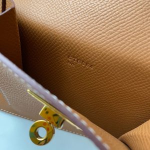 Hermes Kelly Pocket Epsom golden brown Bag 11