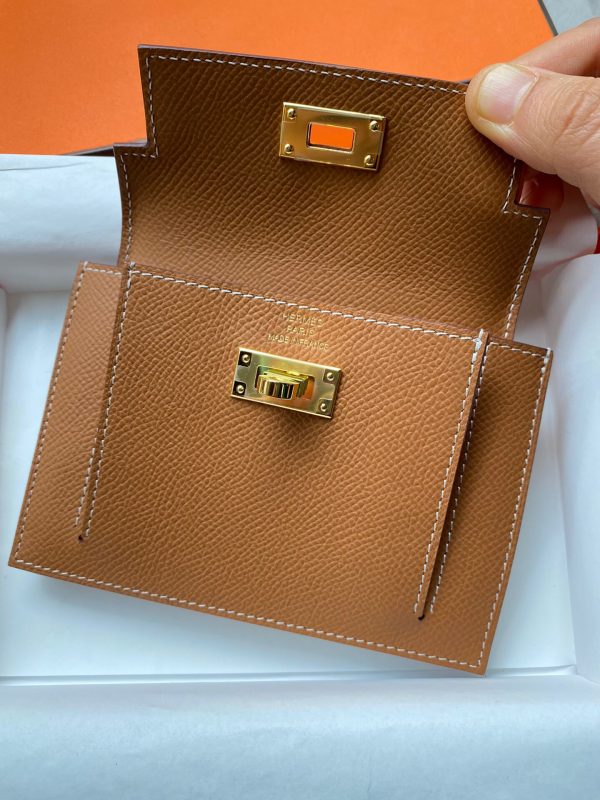 Hermes Kelly Pocket Epsom golden brown Bag 5