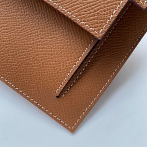 Hermes Kelly Pocket Epsom golden brown Bag 15