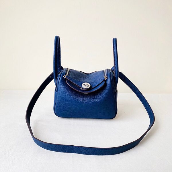 Hermes Mini Lindy 2019 size 20 dark blue Bag 1