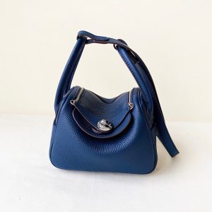 Hermes Mini Lindy 2019 size 20 dark blue Bag 16