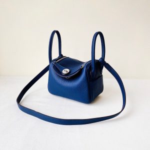 Hermes Mini Lindy 2019 size 20 dark blue Bag 17