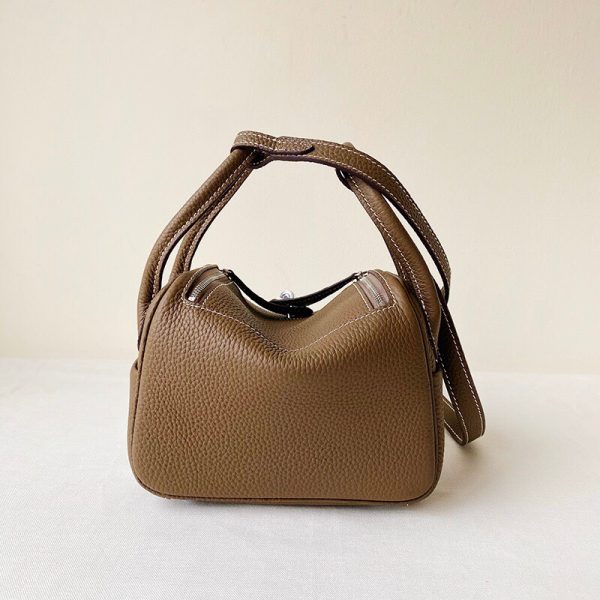 Hermes Mini Lindy 2019 size 20 khaki Bag 4