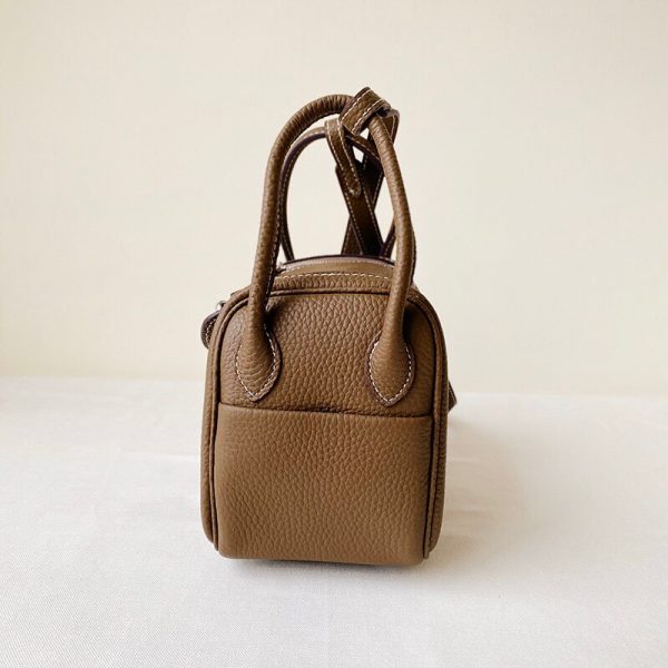 Hermes Mini Lindy 2019 size 20 khaki Bag 7