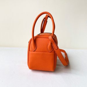 Hermes Mini Lindy 2019 size 20 orange Bag 17