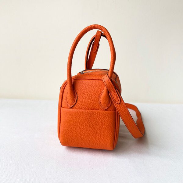 Hermes Mini Lindy 2019 size 20 orange Bag 8