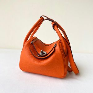 Hermes Mini Lindy 2019 size 20 orange Bag 19