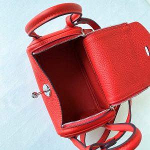 Hermes Mini Lindy 2019 size 20 scarlet Bag 11