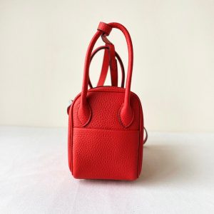 Hermes Mini Lindy 2019 size 20 scarlet Bag 12