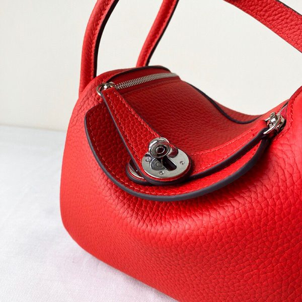 Hermes Mini Lindy 2019 size 20 scarlet Bag 5