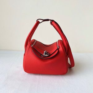 Hermes Mini Lindy 2019 size 20 scarlet Bag 14