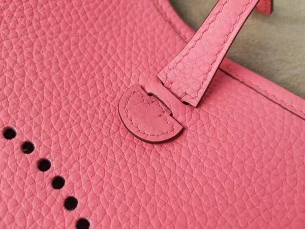 Hermes mini TC size 17 pink Bag 6